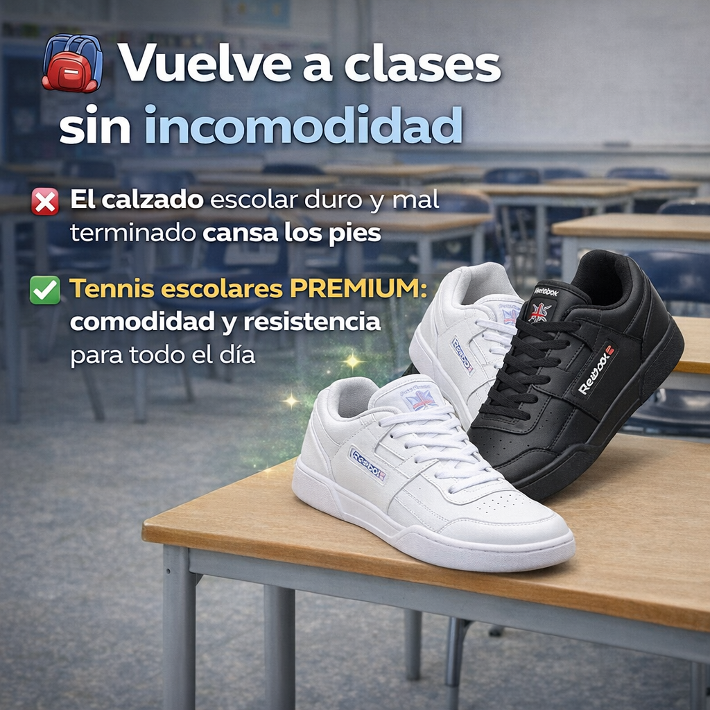 TENNIS ESCOLAR CALIDAD PREMIUM