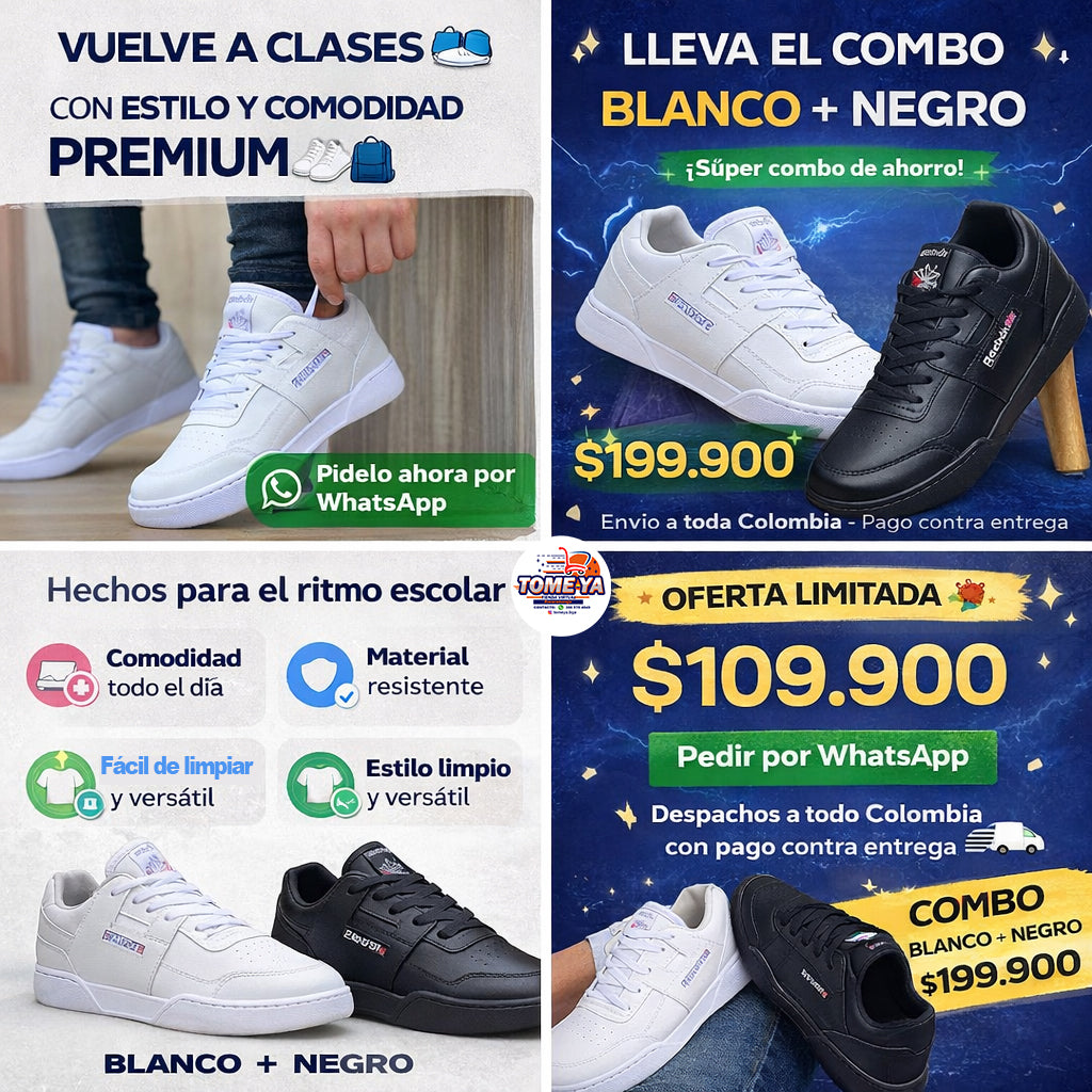 TENNIS ESCOLAR CALIDAD PREMIUM